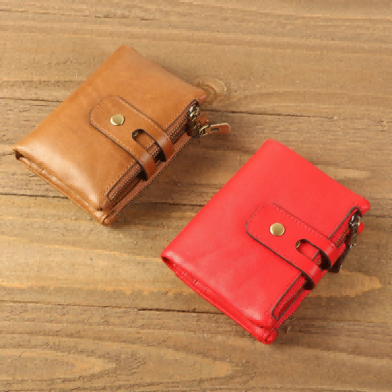 Custom personalized Leather RFID Wallet