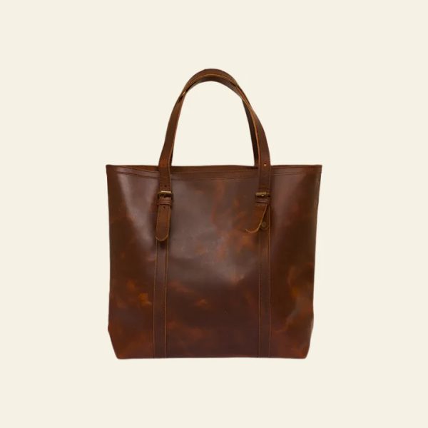 Pullup Leather Tote Bag