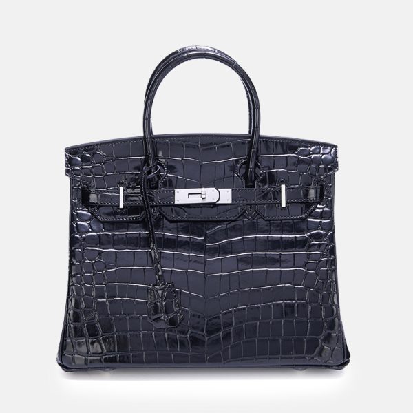 Women&#8217;s Croc-Embossed Leather Bag